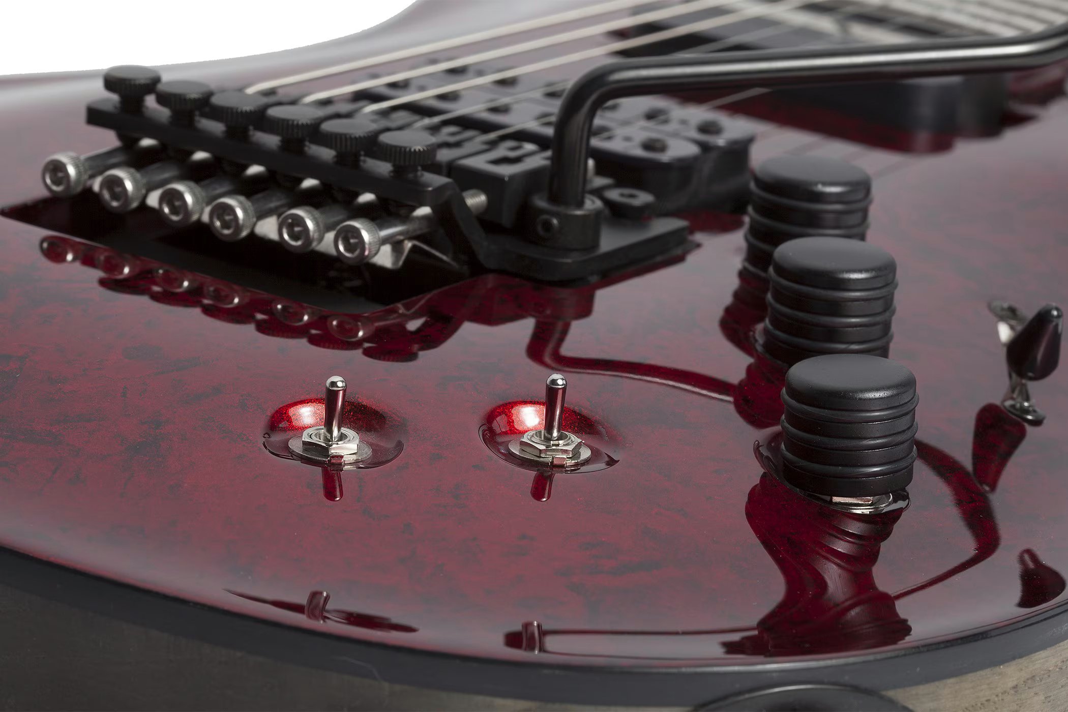 Schecter C-1 FR-S Apocalypse Electric Guitar in Red Reign